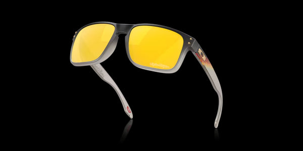 LUNETTE OAKLEY HOLBROOK TLD BLACK FADE PRIZM 24K POLARIZED TROY LEE DESIGNS