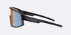 LUNETTE BLIZ FUSION MATTE BLACK NON CORAIL ORANGE BLUE MIRR 5576