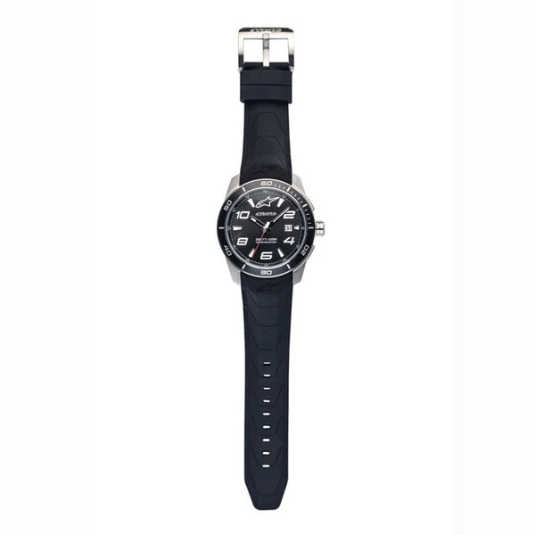 MONTRE ALPINESTARS TECH WATCH 3H BLACK SILICON STRAP BLACK BLACK 1036-96007 1037 BF