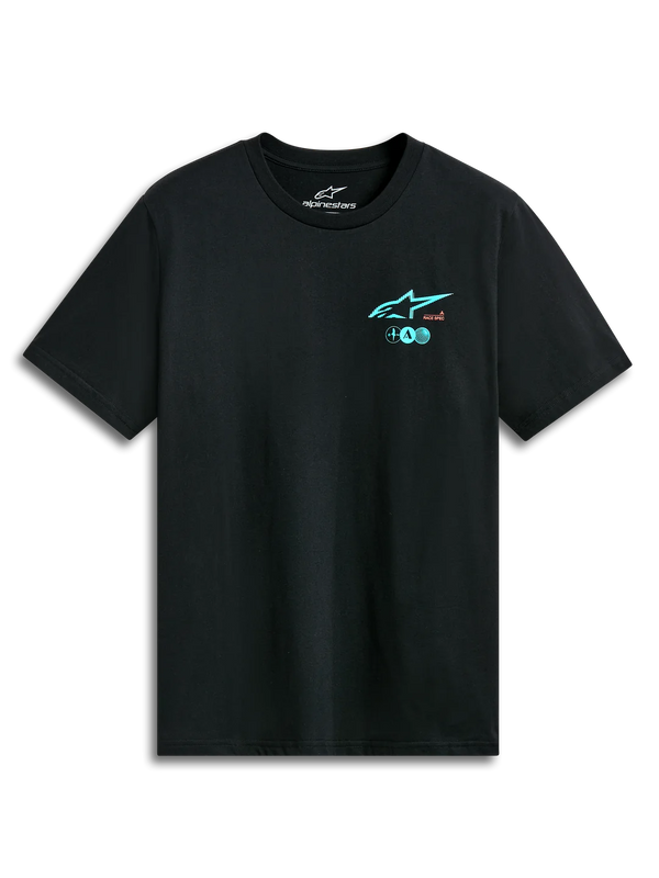 TEE SHIRT ALPINESTARS ASYM SS CSF TEE BLACK 1215 72270 10