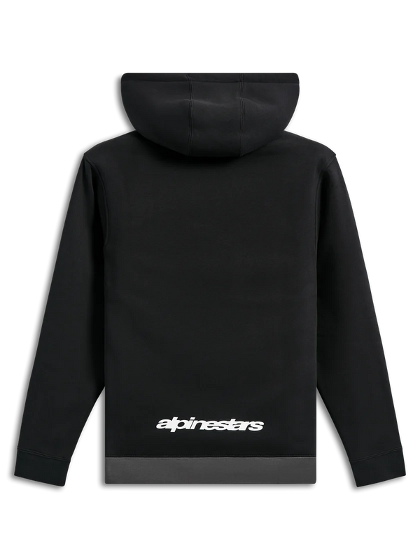 SWEAT SHIRT ALPINESTARS PARALLEL HOODIE NOIR JAUNE GRIS