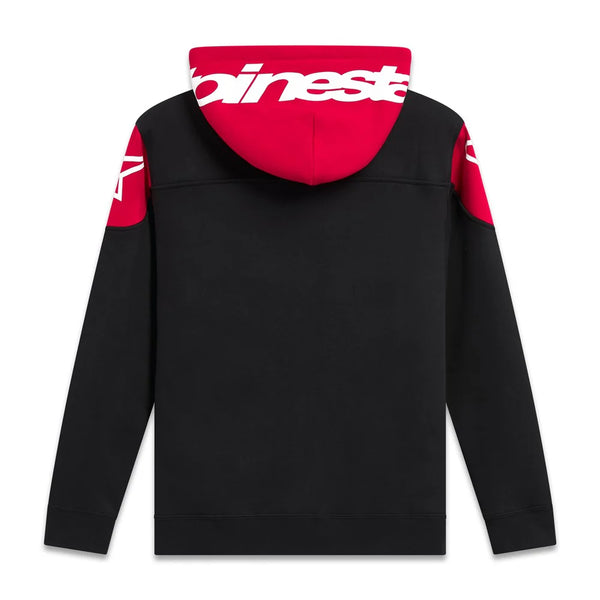 SWEAT- SHIRT A CAPUCHE ALPINESTARS VELOCITY NOIR/ROUGE 1244-53130 1030 PMO