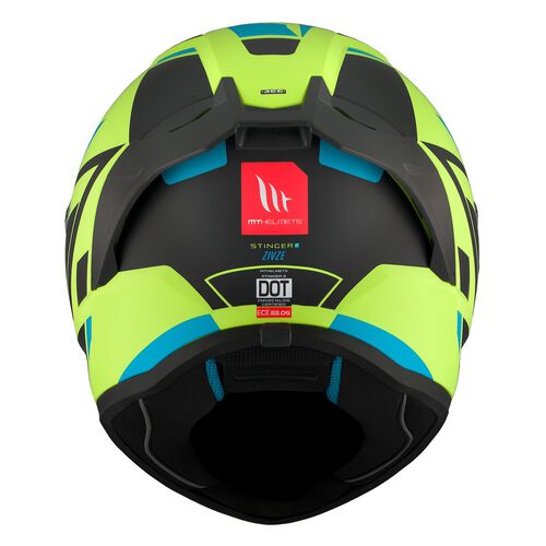 CASQUE MT HELMETS FF126 STINGER 2 ZIVZE C3 FLUOR MATE combo RIDER PACK 5R LITE 2