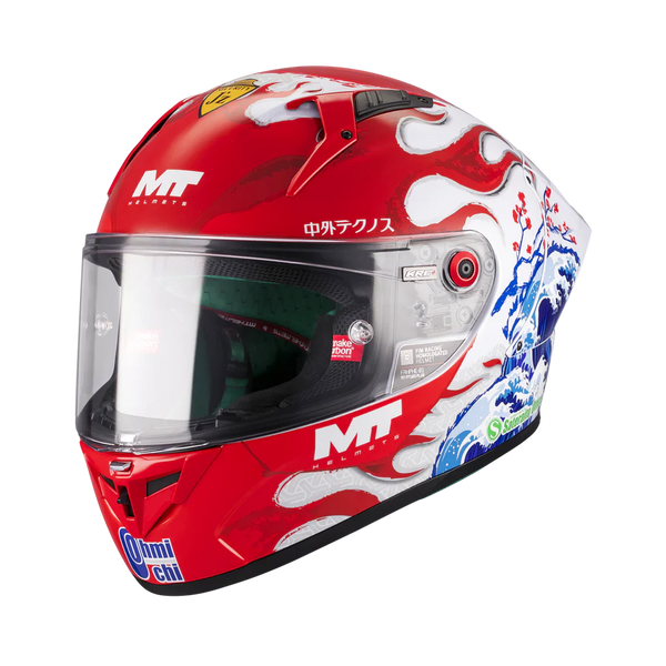 CASQUE MT HELMETS KRE + S YAMANAKA 2025 A5 BRILLANT