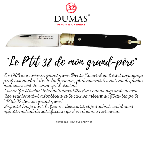 COUTEAU 32 DUMAS P