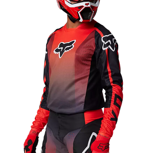 MAILLOT CROSS FOX RACING 180 LEED JERSEY FLUO/RED 29610-110 CROSS PROMO