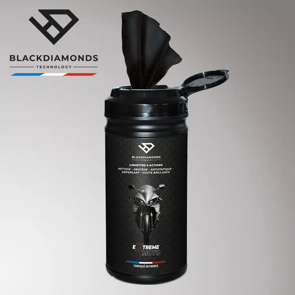LINGETTES NETTOYANTES MOTO BLACK DIAMONDS (80 LINGETTES)