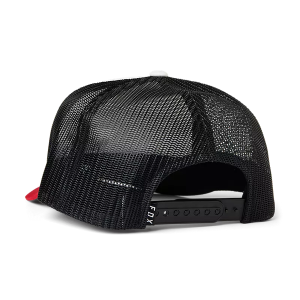 CASQUETTE FOX RACING UNITY SNAPBACK HAT RD/WHT 30667-054