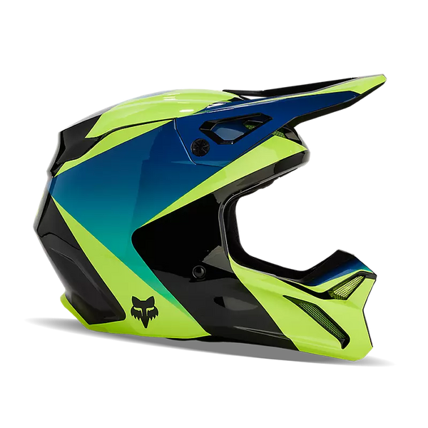 CASQUE CROSS FOX RACING STREAK HELMET BLK YLW 31373-110
