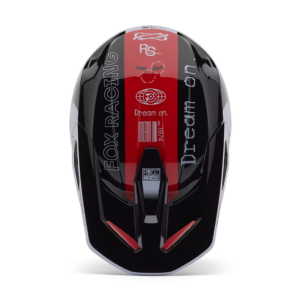 CASQUE FOX V1 RACE SPEC HELMET FLO RED 33000 110