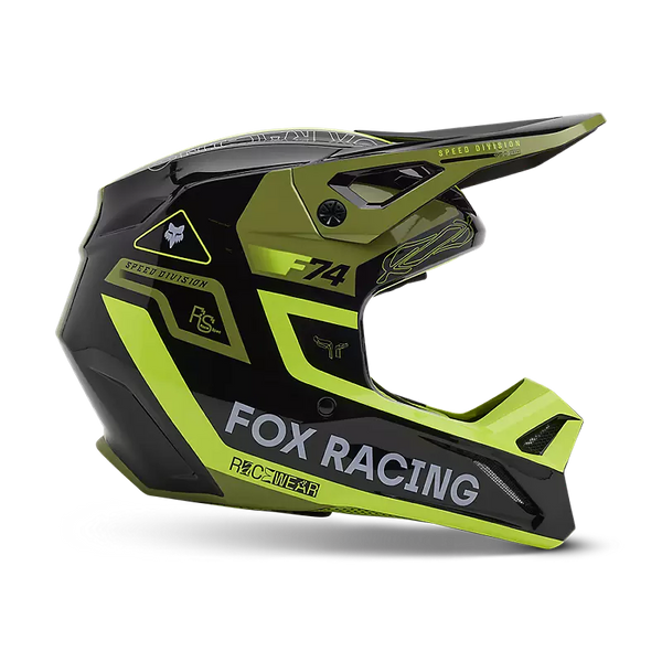 CASQUE FOX V1 RACE SPEC HELMET PL GREEN 33000 275