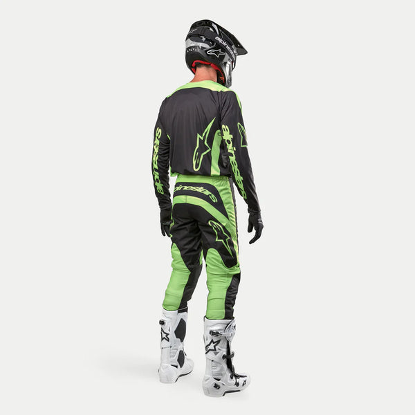 PANTALONS ALPINESTARS FLUID LURV PANT BLACK/YELLOW FLUO 3722024-168 CROSS PROMO