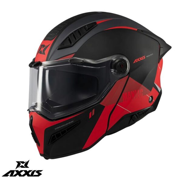 CASQUE AXXIS FU409SV GHOSTFIGHTER MANIAC B5 MATT