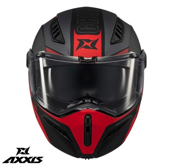 CASQUE AXXIS FU409SV GHOSTFIGHTER MANIAC B5 MATT