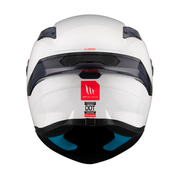 CASQUE MT-HELMETS TARGO S SOLID A0 GLOSS PEARL WHITE