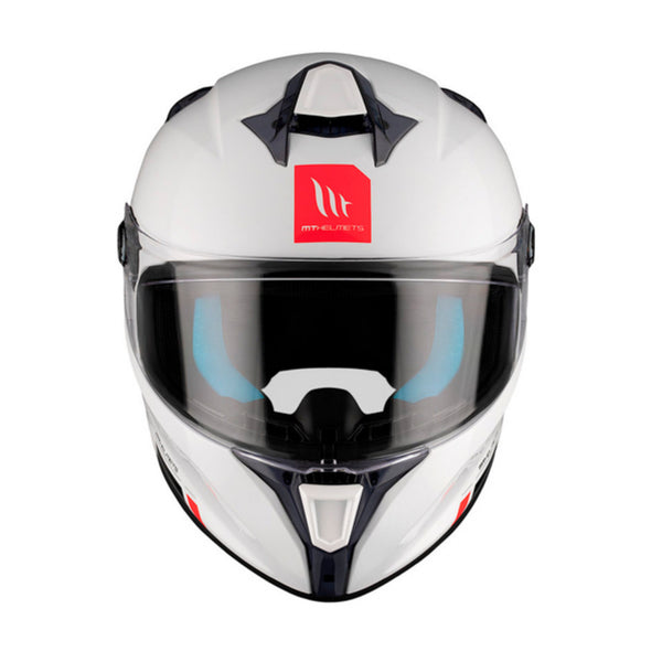 CASQUE MT-HELMETS TARGO S SOLID A0 GLOSS PEARL WHITE