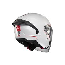 CASQUE MT HELMETS COSMO SV SOLID A0 BLANC BRILLANT