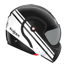 Casque Roof RO9 BOXXER STING NOIR/blanc boxxer promo DESTOCKAGE BXR25