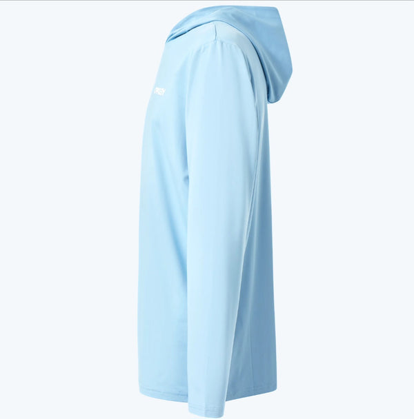 SWEAT-SHIRT PROTECTION UV OAKLEY RAINBOW RC HOODED RUSHGUARD STONEWASH BLUE FOA404288-6EK