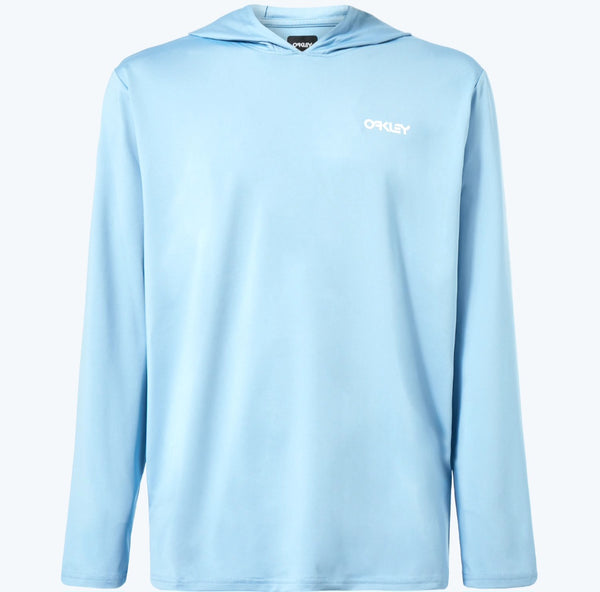 SWEAT-SHIRT PROTECTION UV OAKLEY RAINBOW RC HOODED RUSHGUARD STONEWASH BLUE FOA404288-6EK