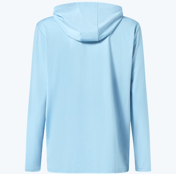 SWEAT-SHIRT PROTECTION UV OAKLEY RAINBOW RC HOODED RUSHGUARD STONEWASH BLUE FOA404288-6EK