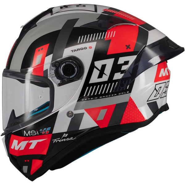 CASQUE MT HELMETS TARGO S SERGIO GARCIA 2024 B5 GLOSS