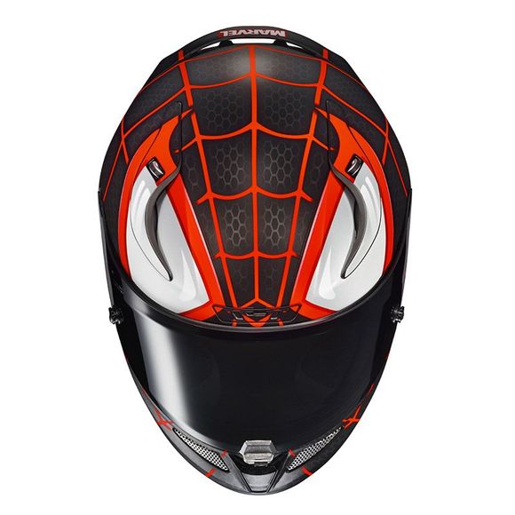 CASQUE HJC RPHA11 MILES MORALES MARVEL NOIR/ROUGE MC1FS DA