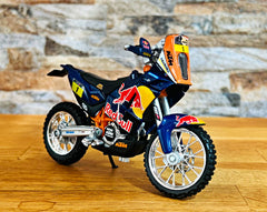 MINIATURE 1/18  MOTOS RED  BULL KTM  DAKAR RALLY  51073  BURAGO