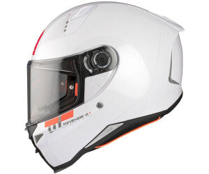 MT Helmets Revenges 2 S Solid A0 Gloss blanc PACK 5R LITE