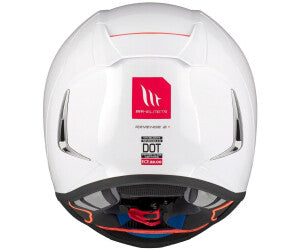 MT Helmets Revenges 2 S Solid A0 Gloss blanc PACK 5R LITE