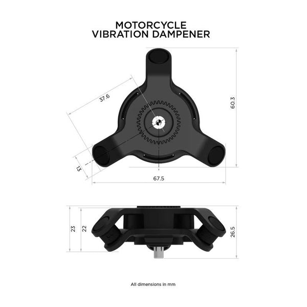 QUAD LOCK REDUCTEUR DE VIBRATION QUAD LOCK QLA-VDM