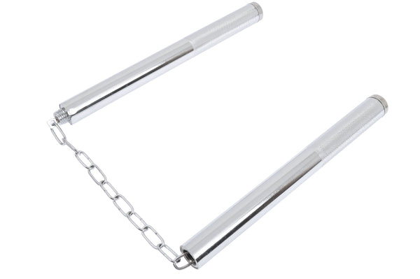 NUNCHAKU EN FER 2 EN 1 NUNCHAKU + BATON DEFENSE