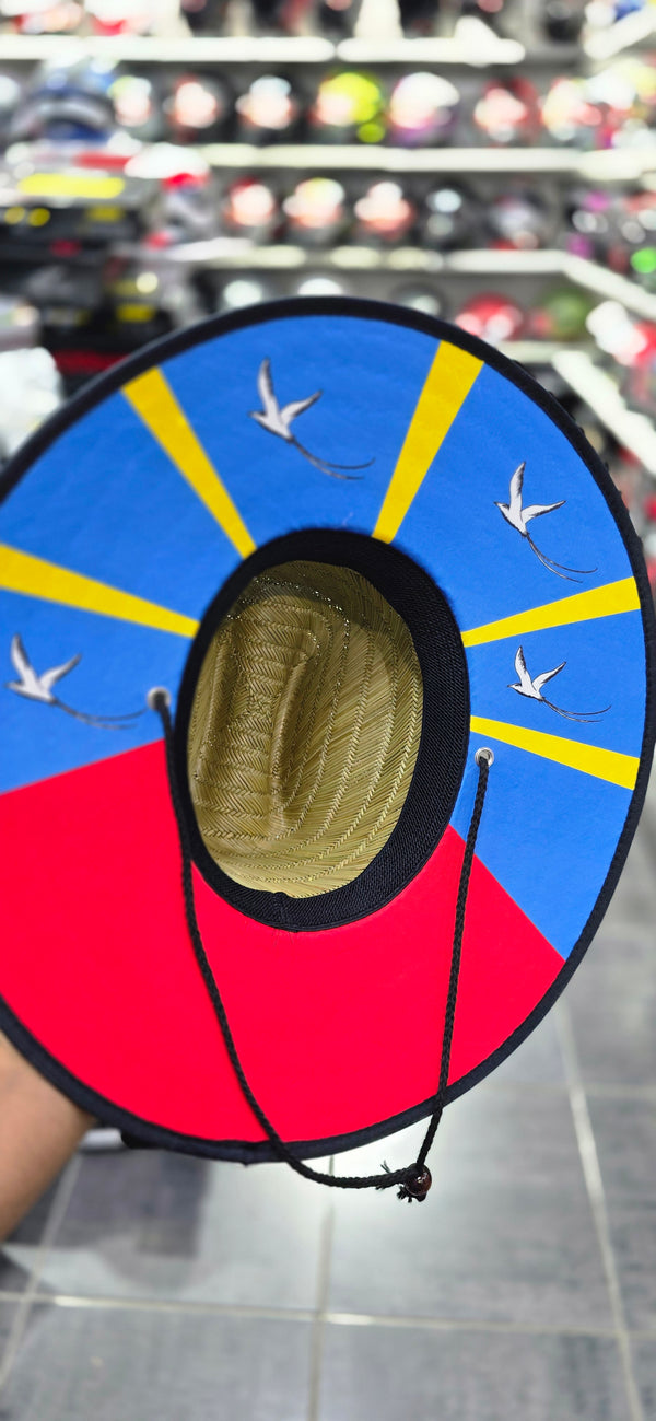 CHAPEAU DE PAILLE REUNION ISLAND / ILE DE LA REUNION