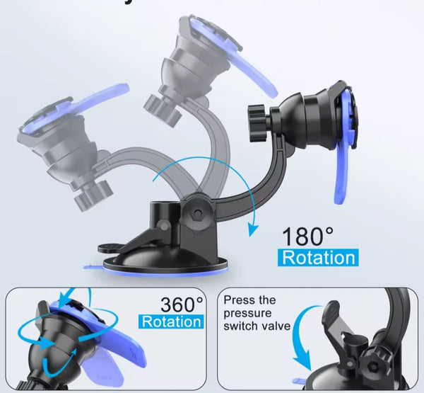 SUPPORT TELEPHONE POUR VOITURE ADAPTABLE AVEC COQUE QUAD LOCK