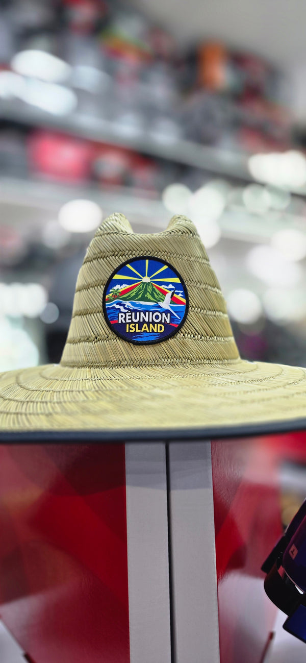 CHAPEAU DE PAILLE REUNION ISLAND / ILE DE LA REUNION