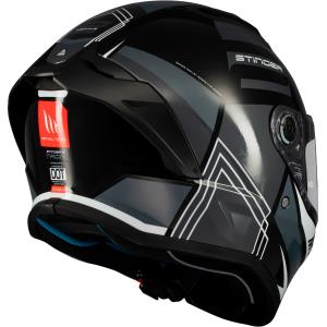 CASQUE MT HELMET FF126 STINGER 2 TRON B12 GLOSS COMBO RIDER PACK 5R LITE