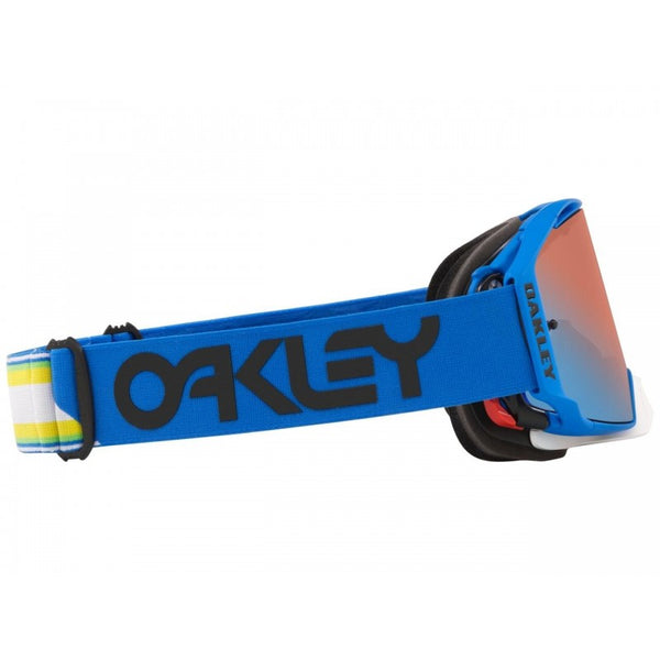 Masque Oakley Airbrake Mx Heritage Stripe Blue W/Prizm Mx Sapphire Edition Limiter