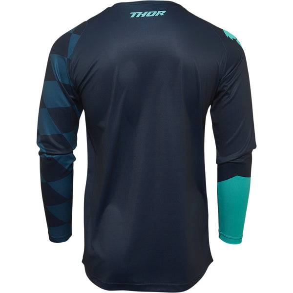 Maillot enfant Thor Jersey Sector Birdrock Bleu Turquoise