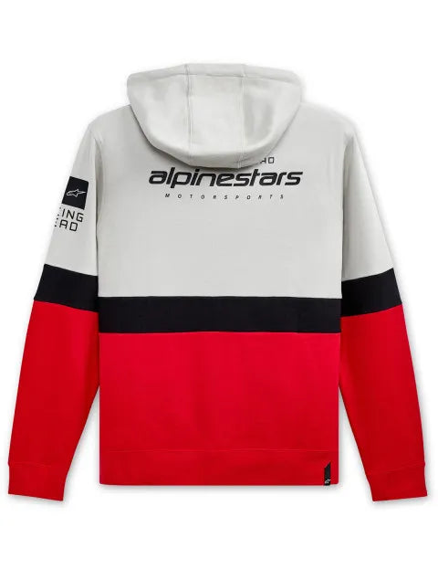 Sweat-shirt Alpinestars Position Zip Hoodie silver Black Red 1212-53022 PMO