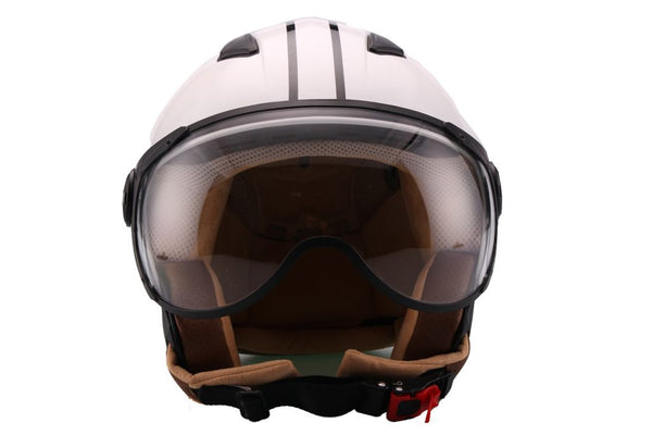 Casque vito Jet Moda Shiny White 1224 PROMO DESTOCKAGE