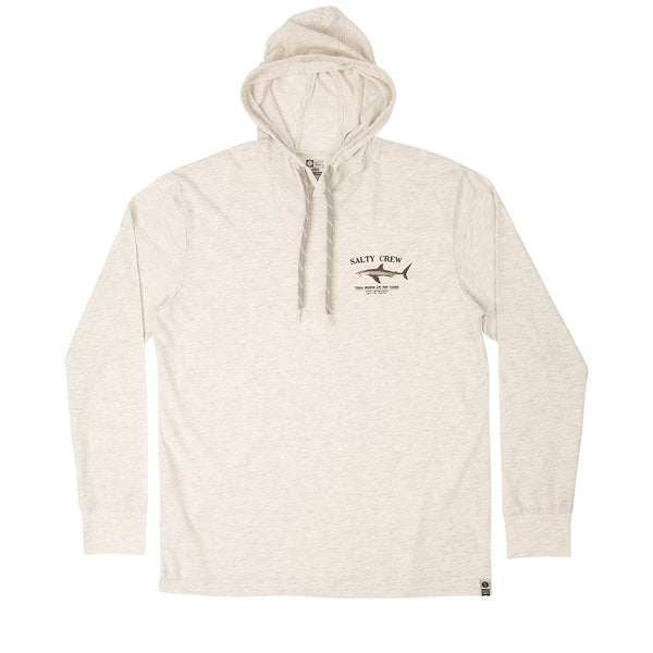 Sweat-shirt protection UV Salty Crew Bruce Hood LS Tech tee white