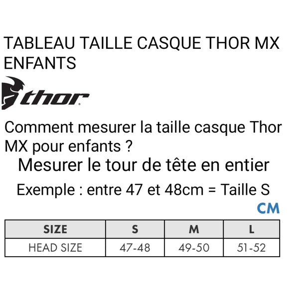 Casque Enfant Thor Youth Sector Racer Orange/Midnight Helmet