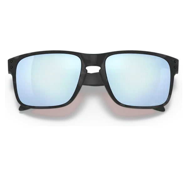 Lunette Oakley Holbrook Matte Black Camo Prizm Deep Water Polarisée