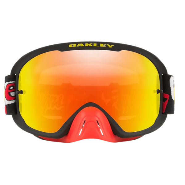 Masque Oakley O-FRAME® 2.0 PRO MX TROY LEE DESIGNS SERIES anarchy black red fire iridium