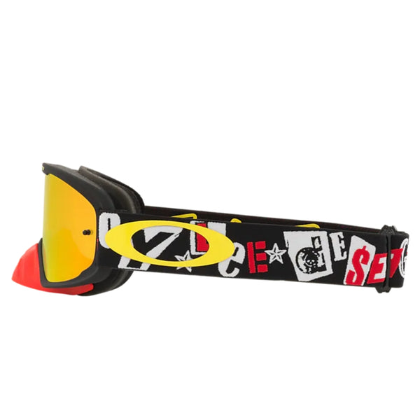 Masque Oakley O-FRAME® 2.0 PRO MX TROY LEE DESIGNS SERIES anarchy black red fire iridium