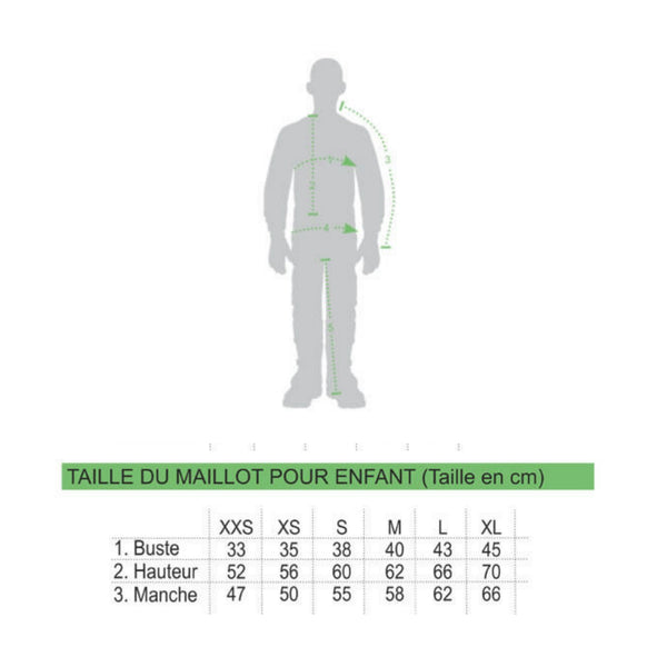 Maillot enfant Thor Jersey Sector Birdrock Gris Jaune Fluo