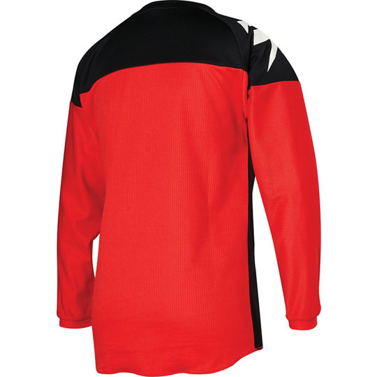 Maillot enfant Shift Youth Whit3 Race Jersey rouge et noir