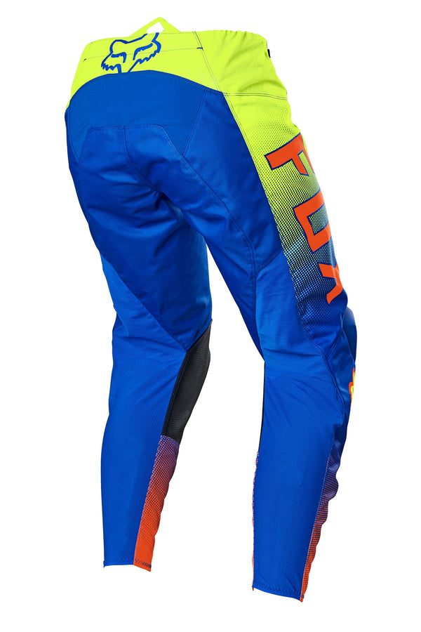 Pantalon Cross Fox Racing 180 Oktiv Blue Yellow Orange