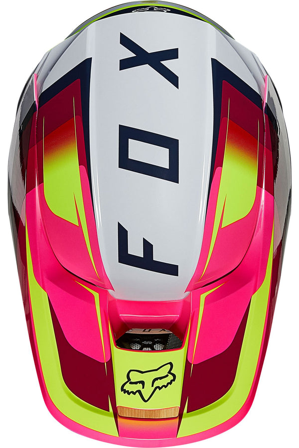 Casque Fox Racing V1 Tro Helmet Jaune Fluo