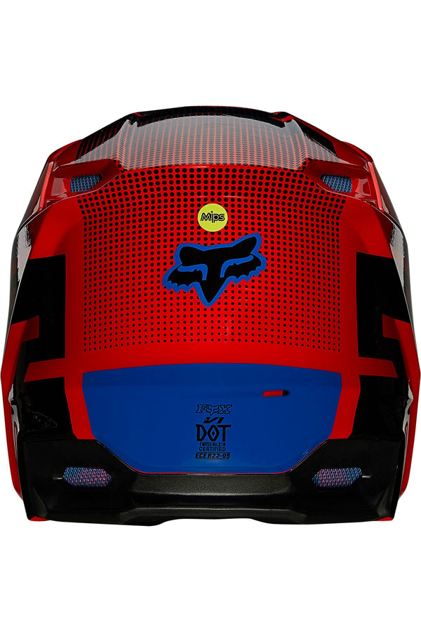 DESTOCKAGE Casque Fox Racing V1 Oktiv Helmet Rouge Fluo